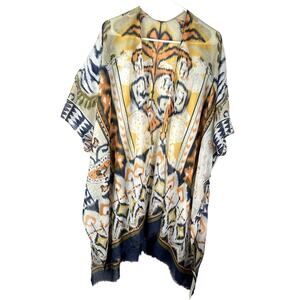 NWT Southern Stitch lightweight boho southwest fringe one size fits most kimono